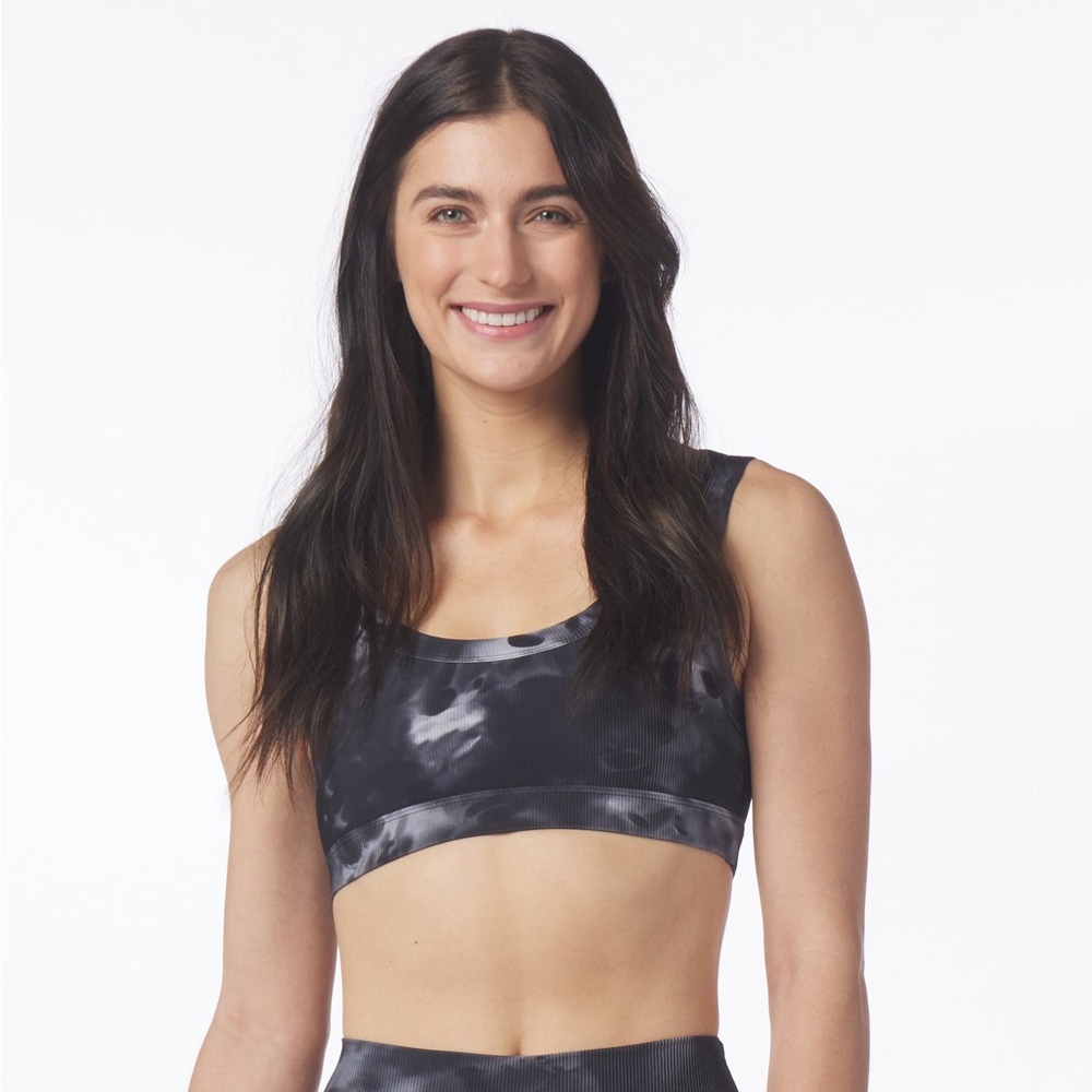 Glyder Ease Bra - Black Lava Dye -‎ Size XS 🖤 NWT